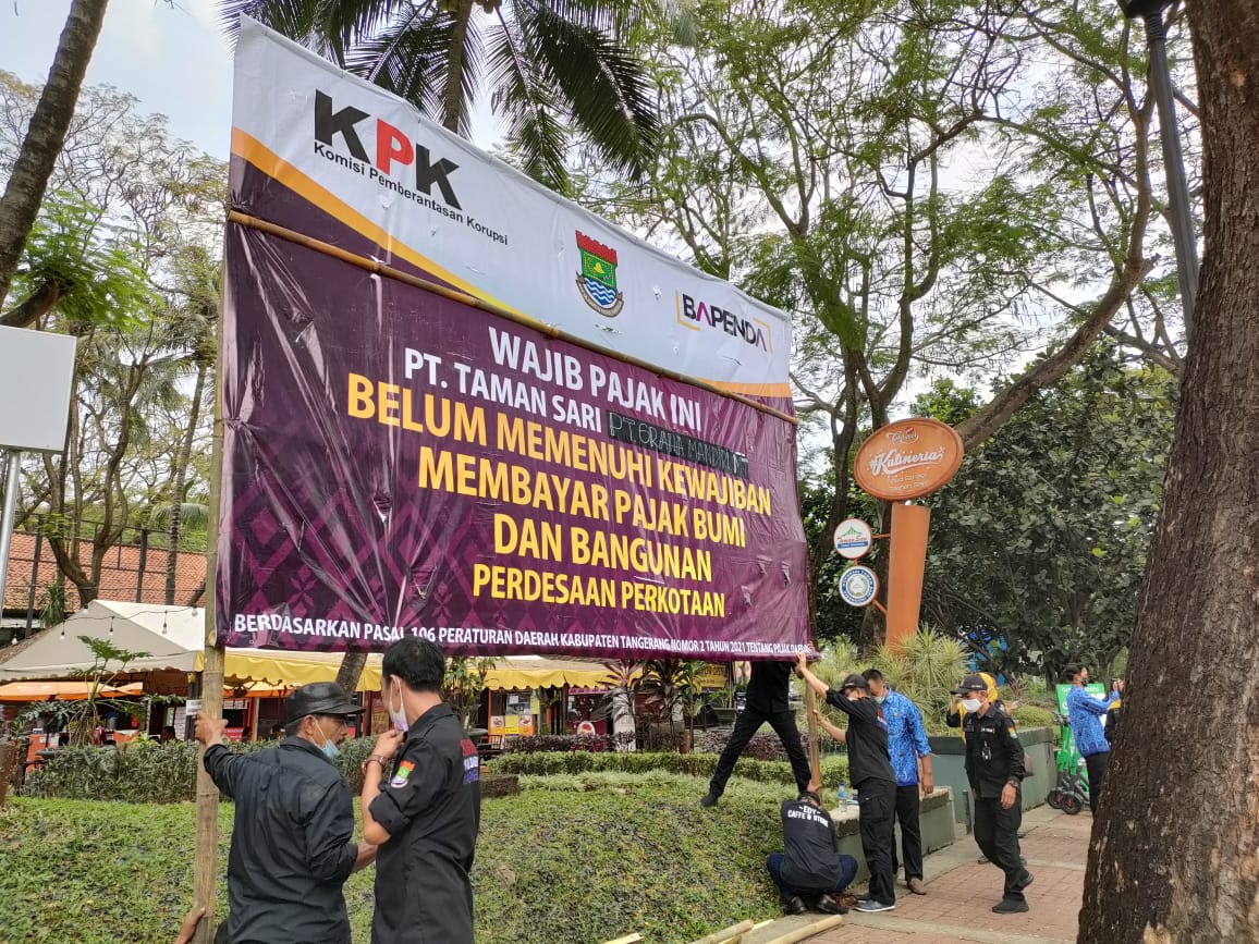  Bapenda  Tangerang  Sebut Taman Sari Lippo Karawaci Tunggak 